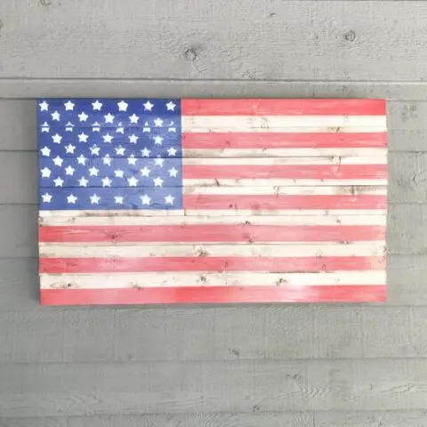 How to build a Wooden American Flag in a weekend.