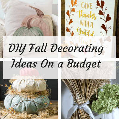 Today I have put together an amazing round up of DIY Fall decor on a budget. You will see lots of great projects that others have done and saved a ton of money by not going out and purchasing these items. And they are all one of a kind!