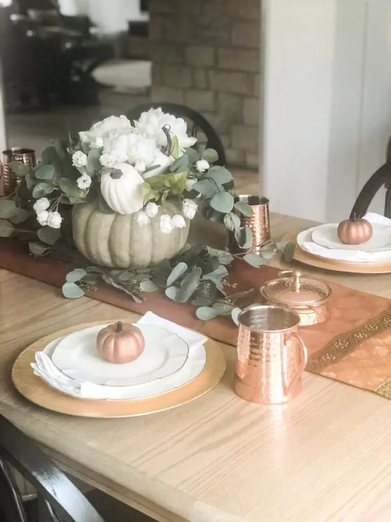Thanksgiving Table setting