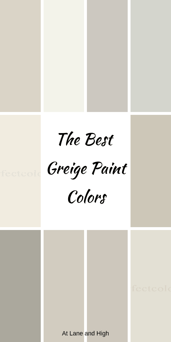 The Best Greige Paint Colors Pin