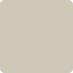 Revere Pewter Greige Paint Color swatch.