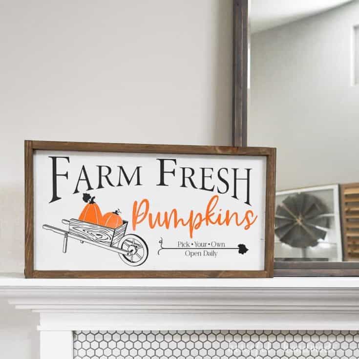 Image for Pumpkin Patch Sign for Fall