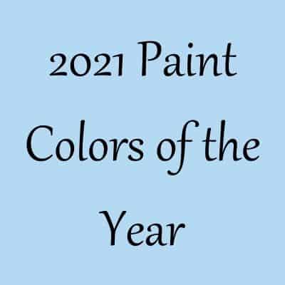 2021 Paint Colors of the Year