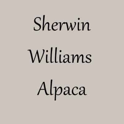 Sherwin Williams Alpaca:  Paint Color Review