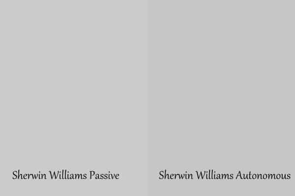 A side by side of SW Passive and SW Autonomous.