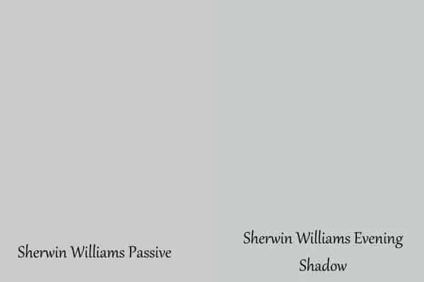 A side by side of SW Passive and SW Evening Shadow.