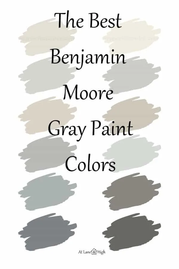 The Best Benjamin Moore Gray Paint Colors - Basement Paint Colors 2021 Benjamin Moore