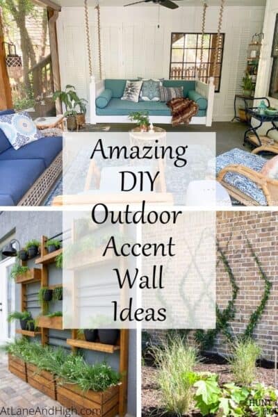 8 Amazing DIY Outdoor Accent Wall Ideas