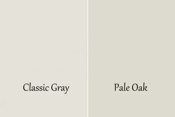 Benjamin Moore Pale Oak A Warm Greige Paint Color - Benjamin Moore Pale Oak Paint Colour Chart