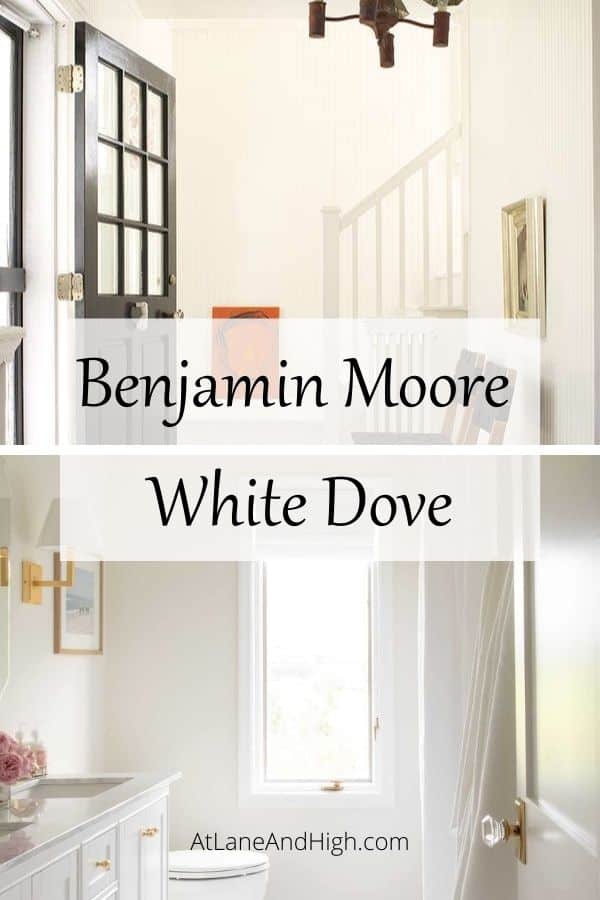 Benjamin Moore White Dove pin for Pinterest.