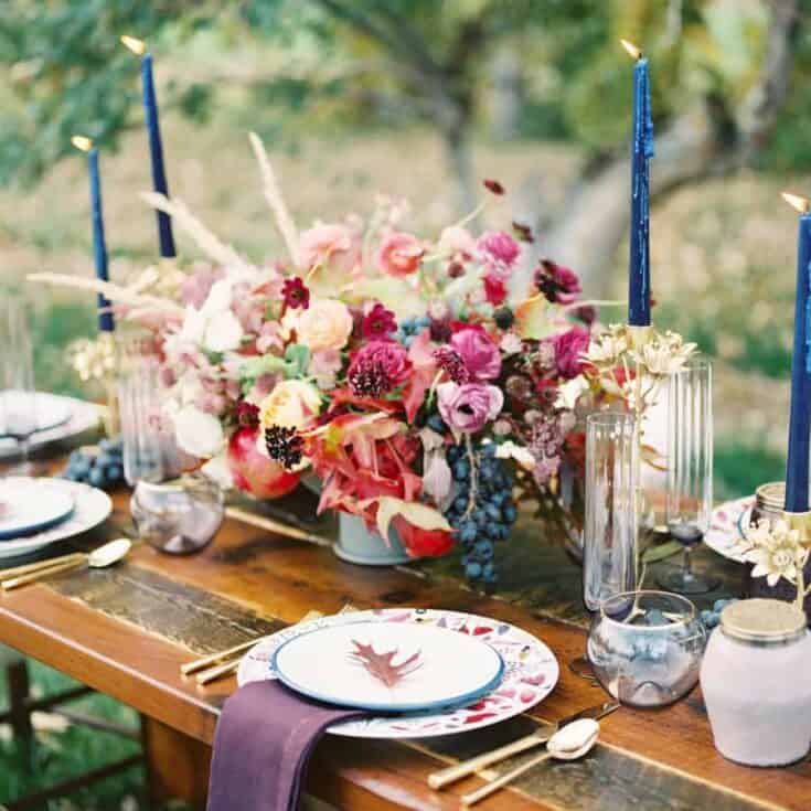 Image for Creating a Thanksgiving Tablescape : Four Tips from a Pro Florist
