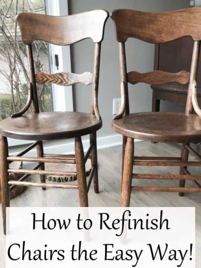 How to Refinish Wood Chairs