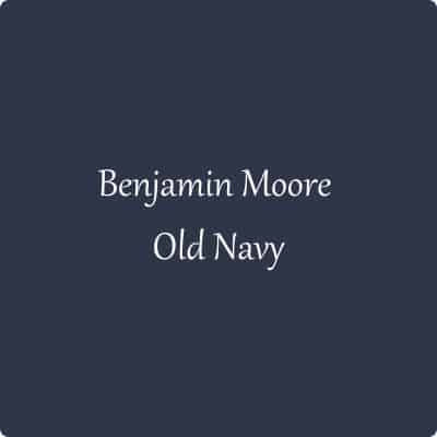 Benjamin Moore Old Navy color swatch.