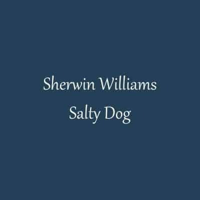 A swatch of Sherwin Williams Salty Dog.