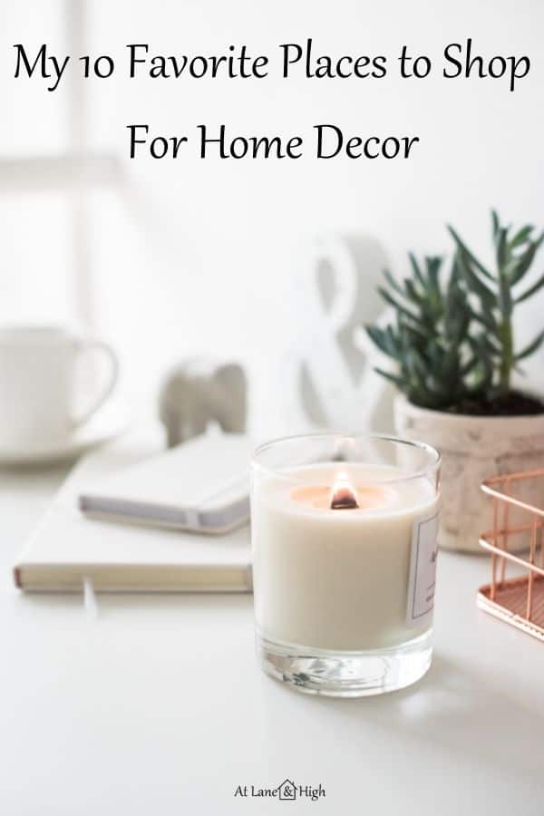 Best places to shop for home decor pin for Pinterest.