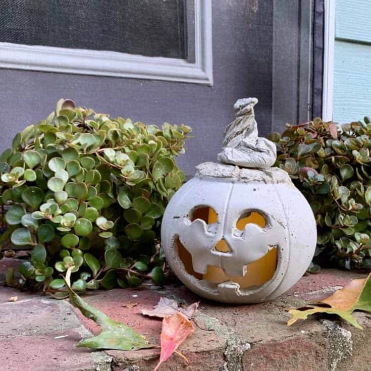 Image for DIY Cement Jack O' Lantern