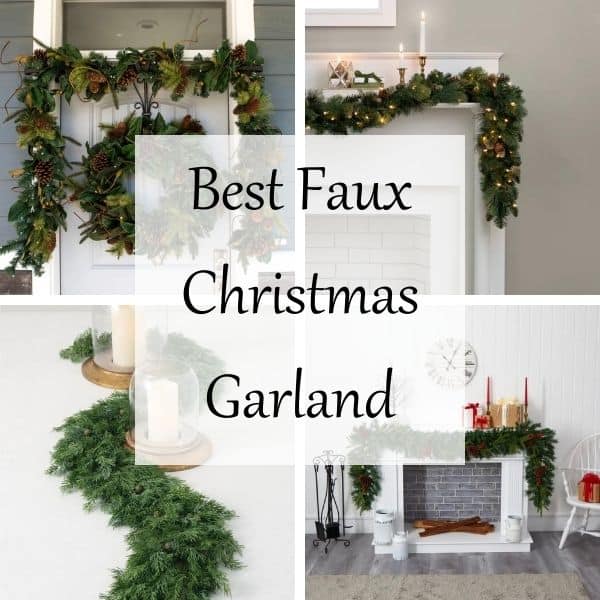 A set of four garlands on mantels, across the tops of doors and down a table for a centerpiece.