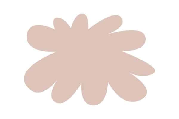 A swatch of Sherwin Williams Pink Shadow.