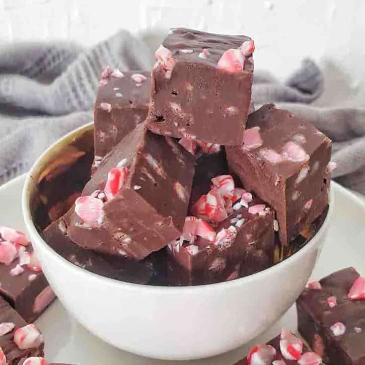 Image for Candy Cane Fudge (quick and easy)