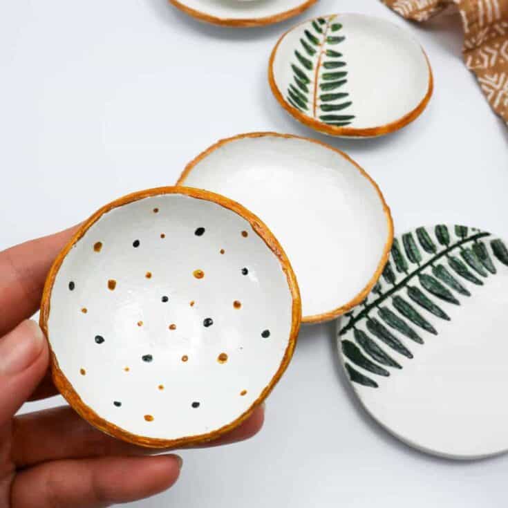 Image for How to Make Air Dry Clay Bowls (DIY Jewelry Trays)