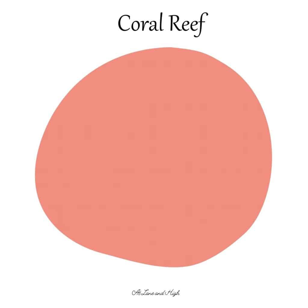 This is a paint swatch of Coral Reef.