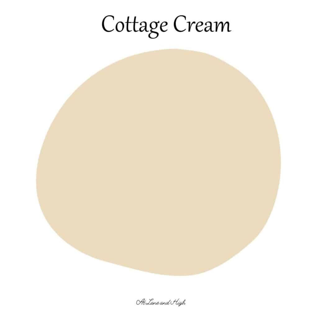 This is a paint swatch of Cottage Cream.