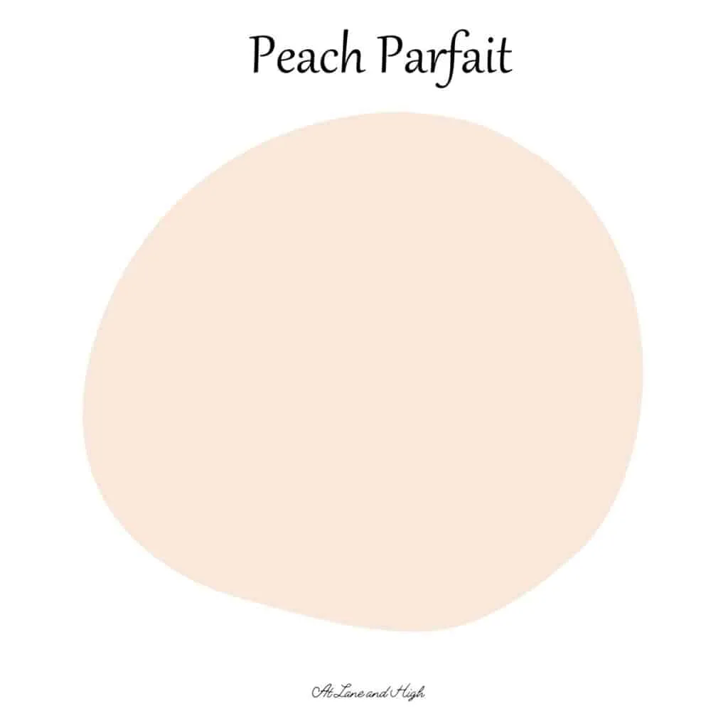 This is a paint swatch of Peach Parfait.