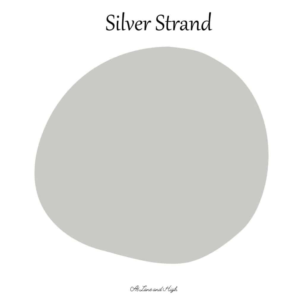 This is a paint swatch of Silver Strand.