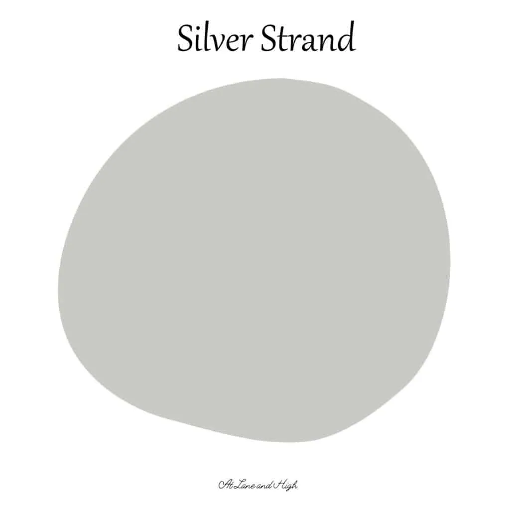 This is a paint swatch of Silver Strand.