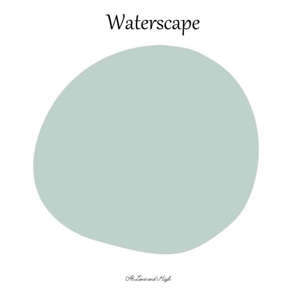 This is a paint swatch of Waterscape.