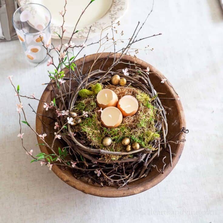 Image for DIY Easter Table Centerpiece with Touches of Spring