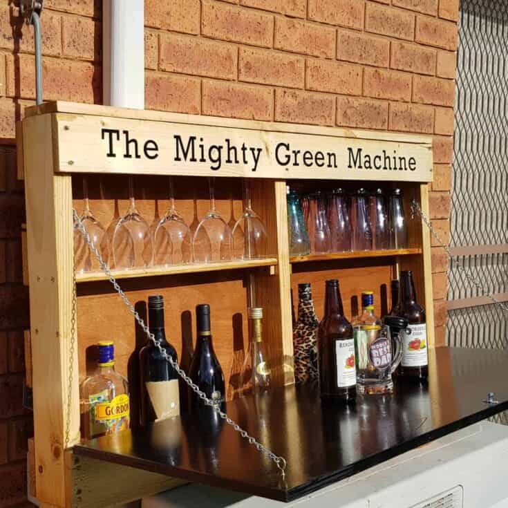 Image for How to make a Pallet Wall Bar