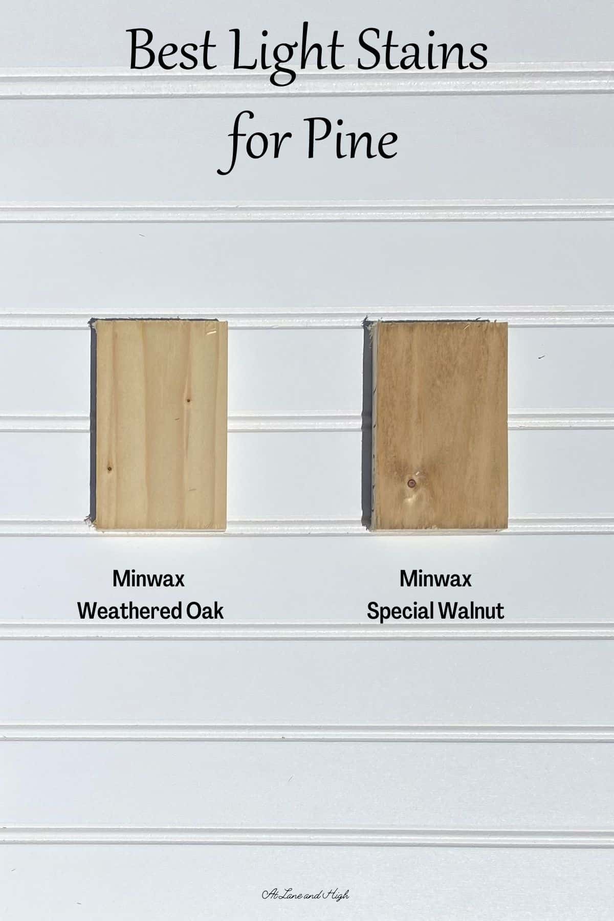 The Best Wood Stains for Pine At Lane and High
