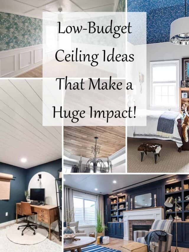 DIY Ceiling Ideas that Make a Huge Impact