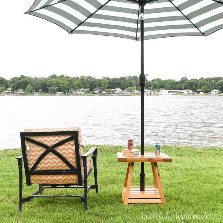 Image for DIY Umbrella Side Table