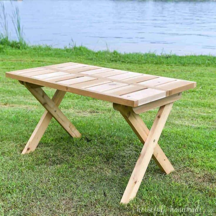 Image for Outdoor Folding Picnic Table Build Plans
