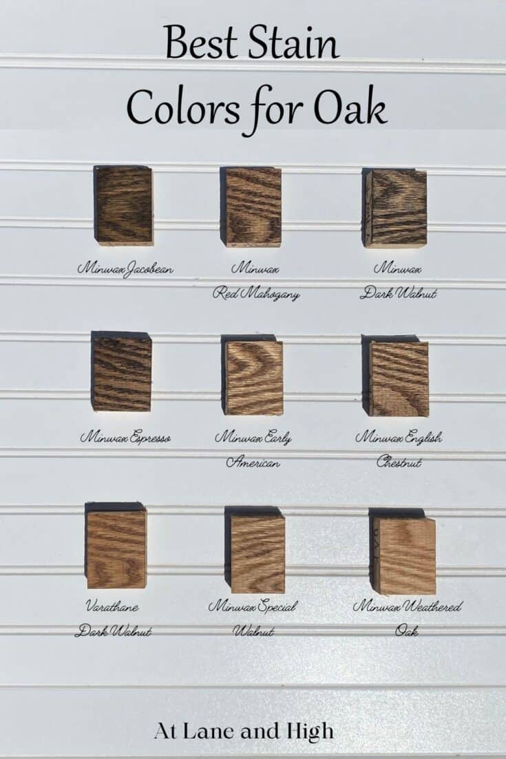 Best Wood Stains for Oak At Lane and High