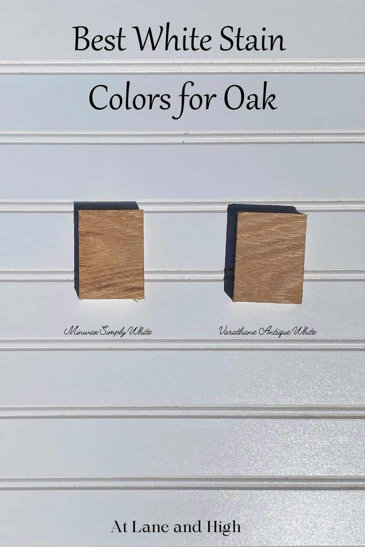 Best Wood Stains for Oak At Lane and High