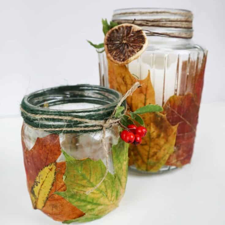 Image for DIY Leaf Candle Holder