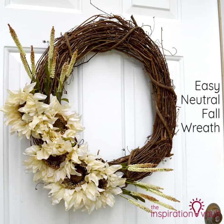 Image for Easy Neutral Fall Wreath