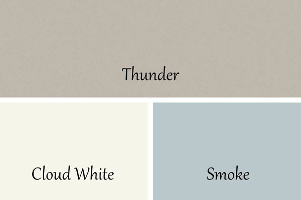 Thunder compared to Cloud White and Smoke with text overlay.