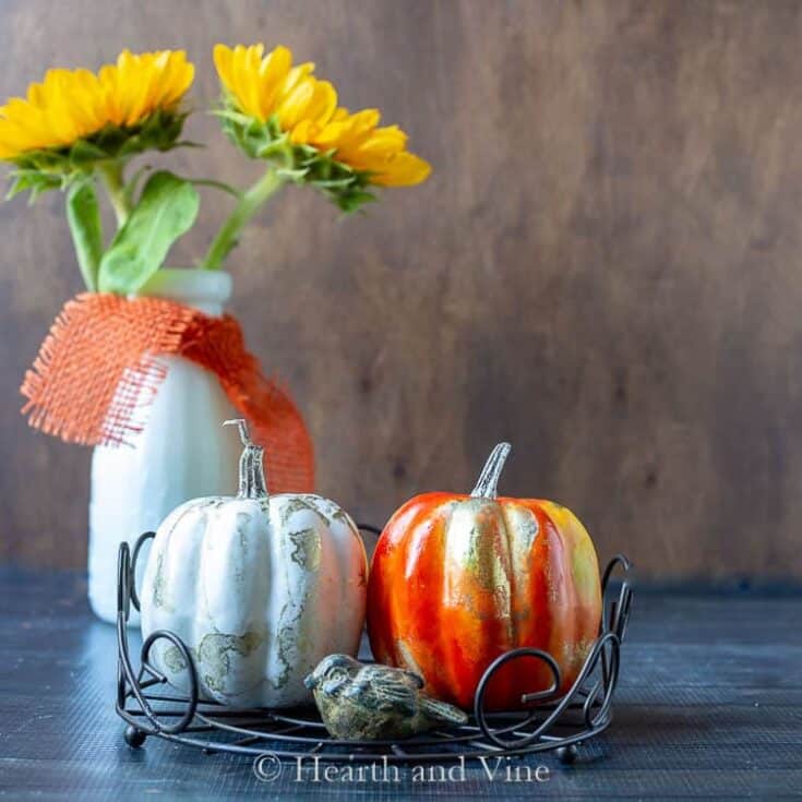 Image for Alcohol Ink Pumpkins for Easy Fun Fall Decor