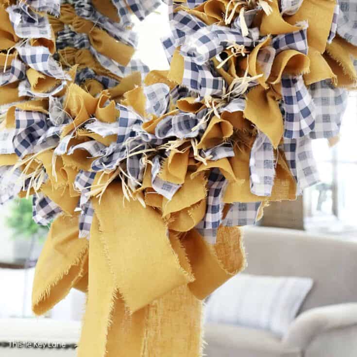 Image for Summer To Fall Rag Wreath