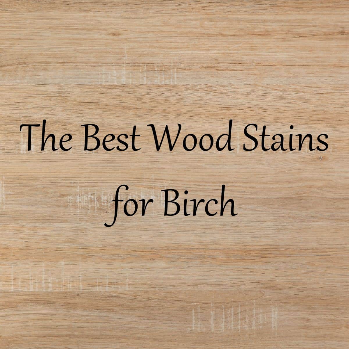 Birch plywood with text overlay.