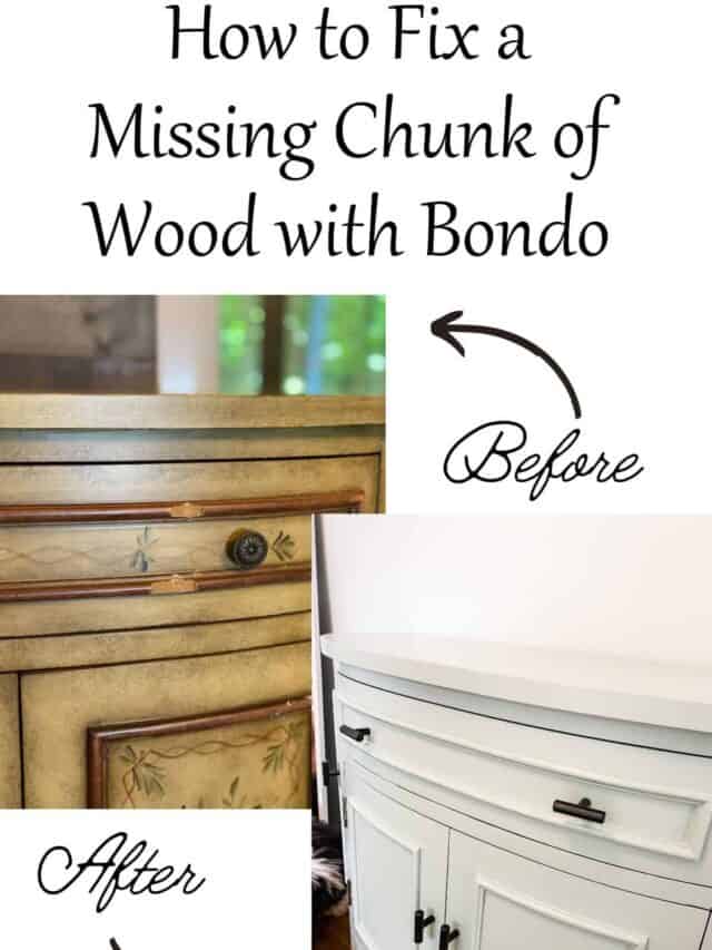 How to Fix Wood Furniture with Bondo