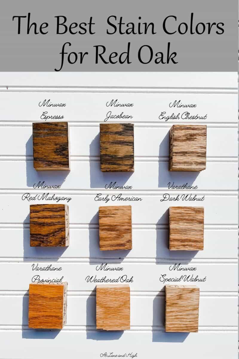 The Best Wood Stains for Red Oak