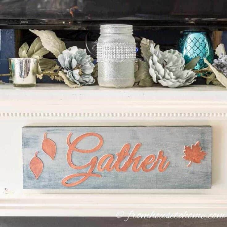 Image for Easy DIY Gather Sign For fall
