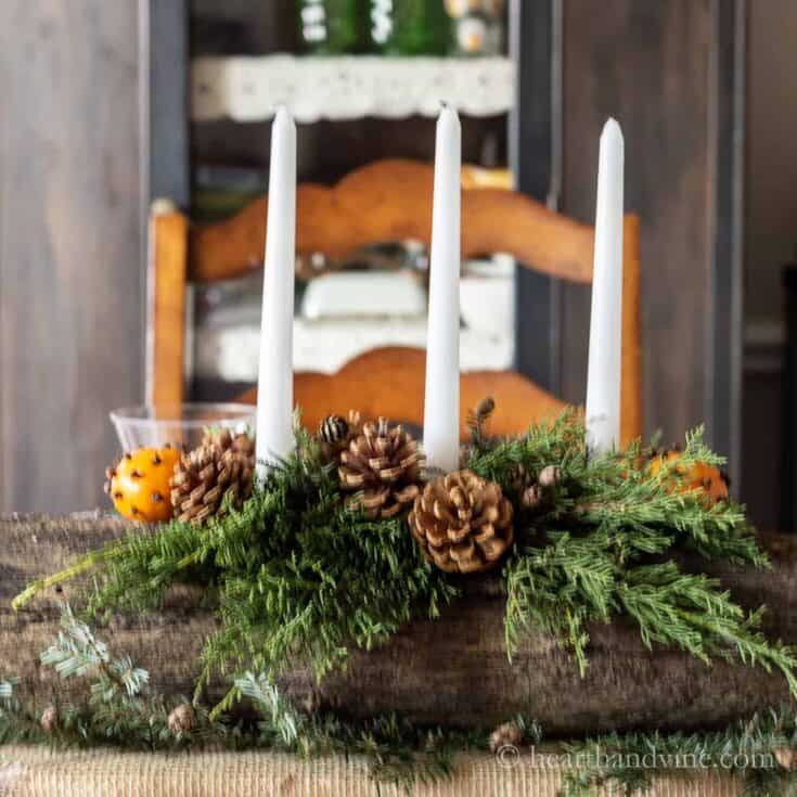 Image for Yule Log Centerpiece for Your Christmas Table
