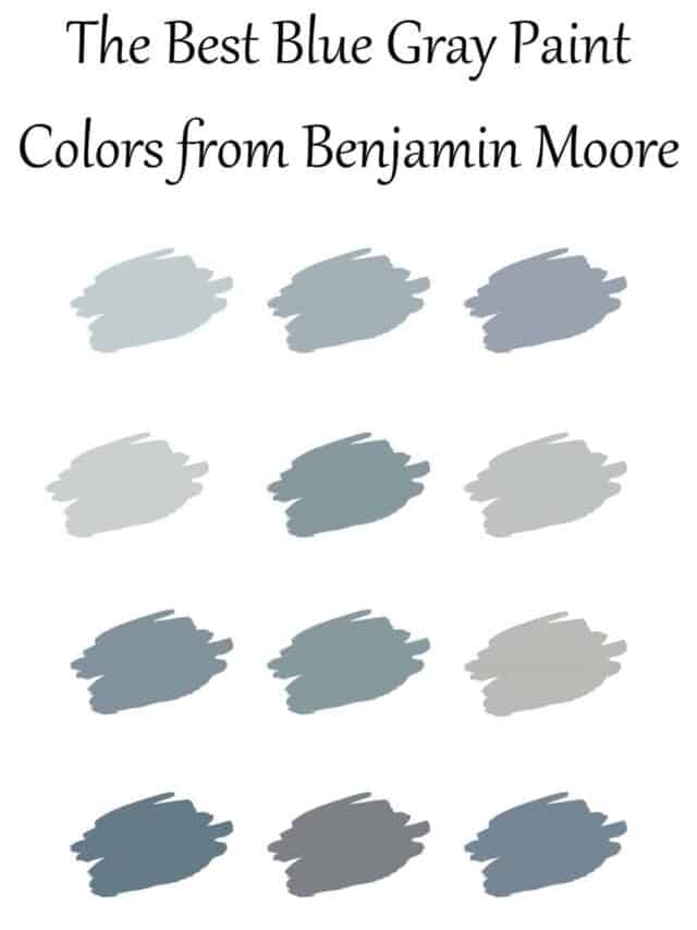 Best Benjamin Moore Blue Gray Paint Colors