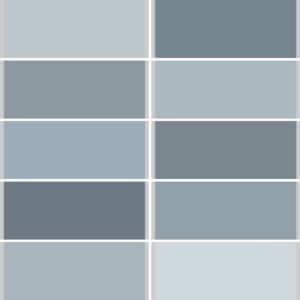 This is a grid of 10 different blue gray paint colors from Behr.